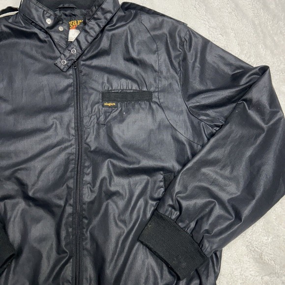 Vintage 90's Niagara Black Softshell Bomber Jacket Men's Size Medium - Picture 3 of 8